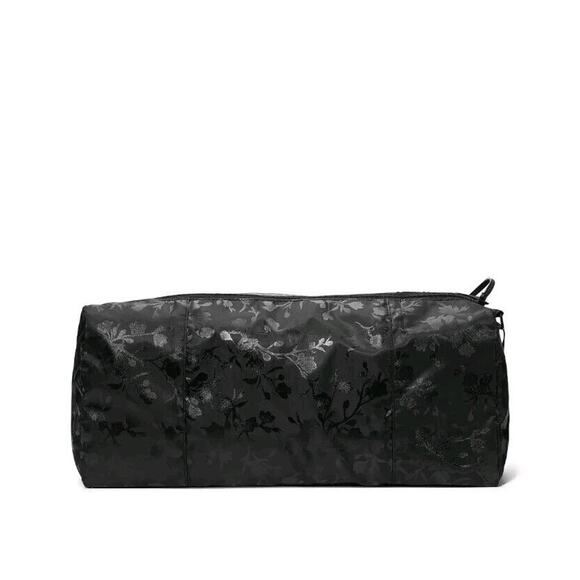 New! Victoria’s Secret VS Black Duffle Gym Bag Tote Weekender $60 - Picture 3 of 11